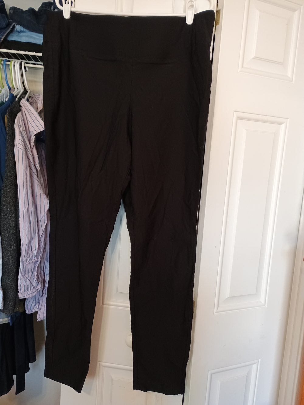 Worthington Black High-Waist Stretch Leggings